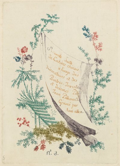 Title Page, Plate 1 from Nouvelle Suite de Cahiers Chinois a l